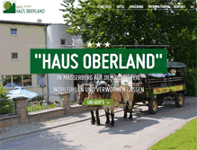 Tablet Screenshot of hotel-haus-oberland.de